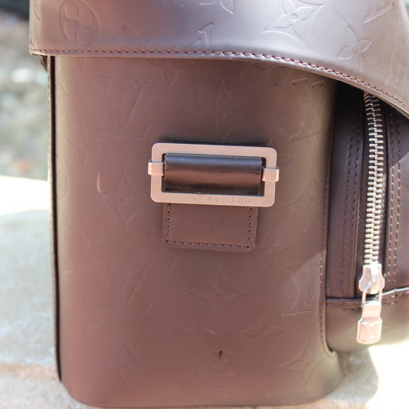 Louis Vuitton Terre Vernis Matte Leather Bag - Picture 4 of 16